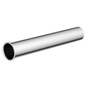 Verchromtes Kirchhoff Tauchrohr, 41,9 mm x 32 mm x 200 mm, für Siphonverlängerung.