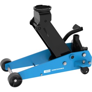 Güde Rangierwagenheber GRH 3/500 Q, 3 t Hubkraft, blaue Ausführung mit schwarzen Details.