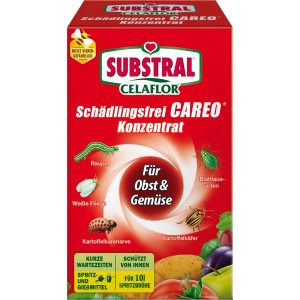 Celaflor Schädlingsfrei Careo Konzentrat 250ml für Obst und Gemüse. Mittel gegen Blattläuse, Raupen und Kartoffelkäfer.
