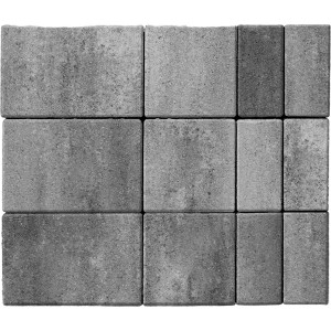 Premac Pflaster Cavino Grau-Anthrazit im Mehrformat für Garten und Hof.