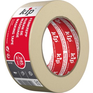 Kip 245 Feinkrepp Premium Plus, 48 mm, Rolle Malerkrepp für saubere Farbkanten.
