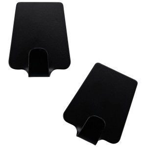 Fackelmann Klebehaken Trapez 4 cm Schwarz