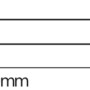 Technische Zeichnung der Ledvance LED-Unterbauleuchte TubeKit, 120cm, mit Maßangaben.