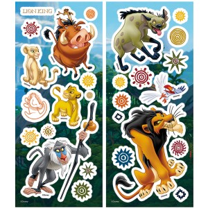 Komar Deko-Sticker Lion King mit Simba, Scar und Freunden als Wandtattoos.