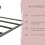 Kesseldruckimprägnierte Unterkonstruktion für Karibu Saunahaus aus nordischer Fichte.