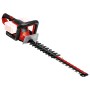 Einhell Akku-Heckenschere GE-CH 36/65 Li-Solo (ohne Akku). Rot-schwarze Heckenschere mit langem Schwert.