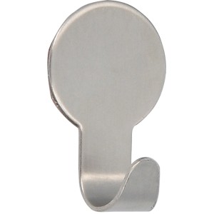 Siro Haken 2322, selbstklebend, aus Edelstahl, für leichte Gegenstände.