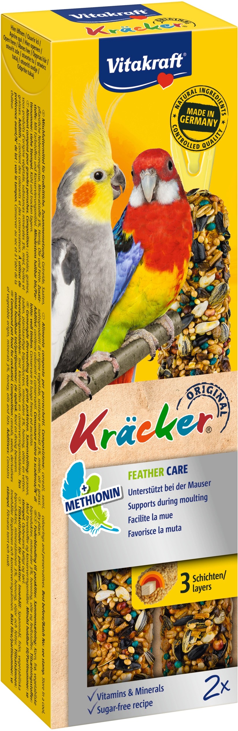 Vitakraft Kräcker® Feather Care für Großsittiche 2 Stück kaufen bei OBI
