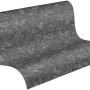 A.S. Création Vliestapete mit Blättern in Schwarz und Grau.