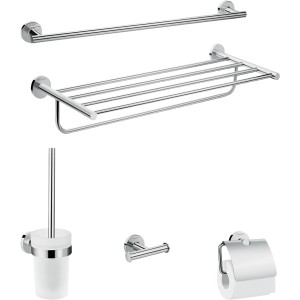Hansgrohe Bad-Accessoires Set Logis Universal 5-teilig Chrom