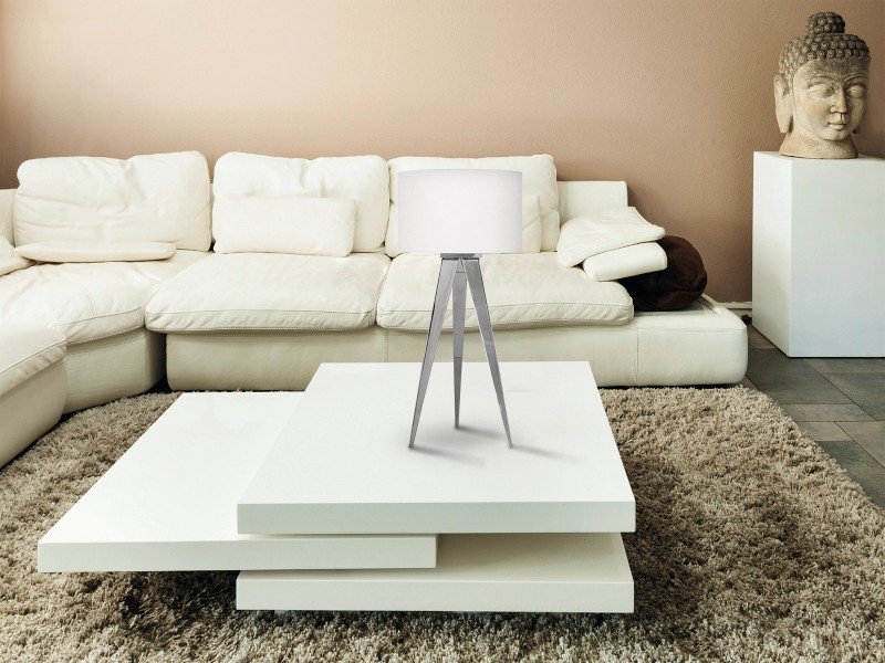 Näve Tischleuchte 3-Bein Tripod Weiß 61,5 cm kaufen bei OBI