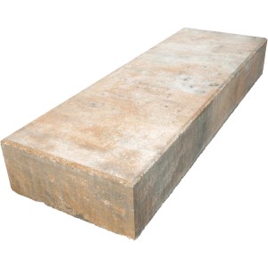 Diephaus Blockstufe Corso Muschelkalk, 100x35x15 cm, für Treppen und Hauseingänge.