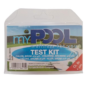 myPOOL Testgerät für Chlor & pH für Pools Transparent