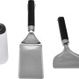 Weber Grillplatten Zubehörset, 3-teilig: Schaber, Wender und Ölflasche für perfekte Grillergebnisse.