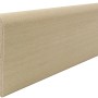 Praktikus Sockelleiste Modern, folienummantelte MDF-Leiste in hellem Holzdekor, 240 cm lang.