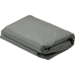 Graue Schutzhülle für Loungeset, 260x236x80 cm, mit Reißverschlüssen, gefaltet.