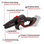 Einhell Akku-Astkettensäge GP-PS 18/20 Li BL-Solo: Kompakte Kettensäge für Gartenarbeiten.