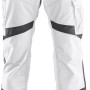 Kübler Workwear Bundhose Activiq High, weiß/anthrazit, Gr. 54. Robuste Arbeitshose mit Taschen.