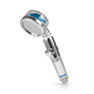 Easymaxx Duschkopf mit Stopp-Druckregler Chrom