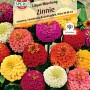 Samenpackung Sperli Zinnie Liliput Mischung mit farbenfrohen Pomponblüten.