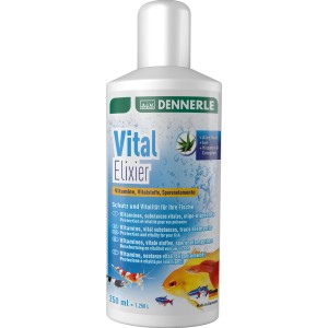 Dennerle Vital Elixier Spurenelemente für Süßwasseraquarien, 250ml Flasche.