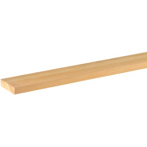 Rohe FN Neuhofer Flachleiste aus Lärche, 9,2x35x2000 mm, ideal für Bastelarbeiten.