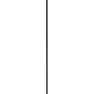 Schwarze Seilflechter Schwimmleine, 6 mm Durchmesser, Meterware.