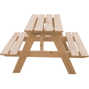 Timbela Kindersitzgarnitur M012-1 Klein aus Holz, ideal für den Garten.