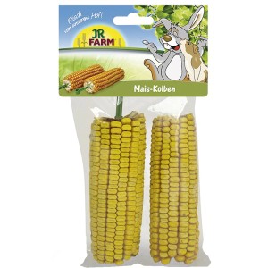 JR Farm Maiskolben, Nager-Ergänzungsfutter im 200g-Pack, gesunder Snack für Nager.