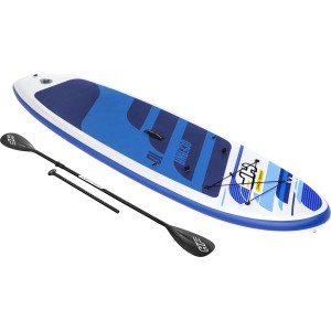 Bestway Board-Set Oceana Cabrio: Aufblasbares Stand Up Paddle Board mit Paddel und Kajak-Sitz.