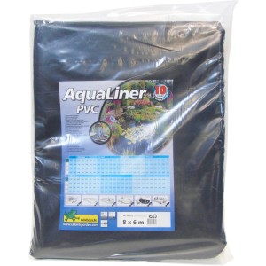 Ubbink AquaLiner PVC Teichfolie, 8x6m, 1mm stark, verpackt. Ideal für Gartenteiche.