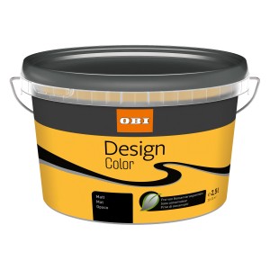 Eimer OBI Design Color, matte, gelbe Wandfarbe 'Physalis', 2,5 l.