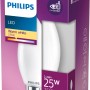 Philips LED-Lampe E14 Kerzenform, 2,2W, warmweiß, in Verpackung.