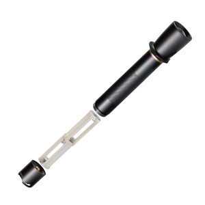 Zerlegte LED's Work Taschenlampe, 900lm, mit Batterien. Dimmbar und zoombar.