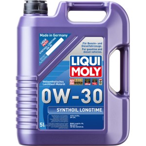 5 l Liqui Moly Synthoil Longtime 0W-30, vollsynthetisches Motoröl für PKW.