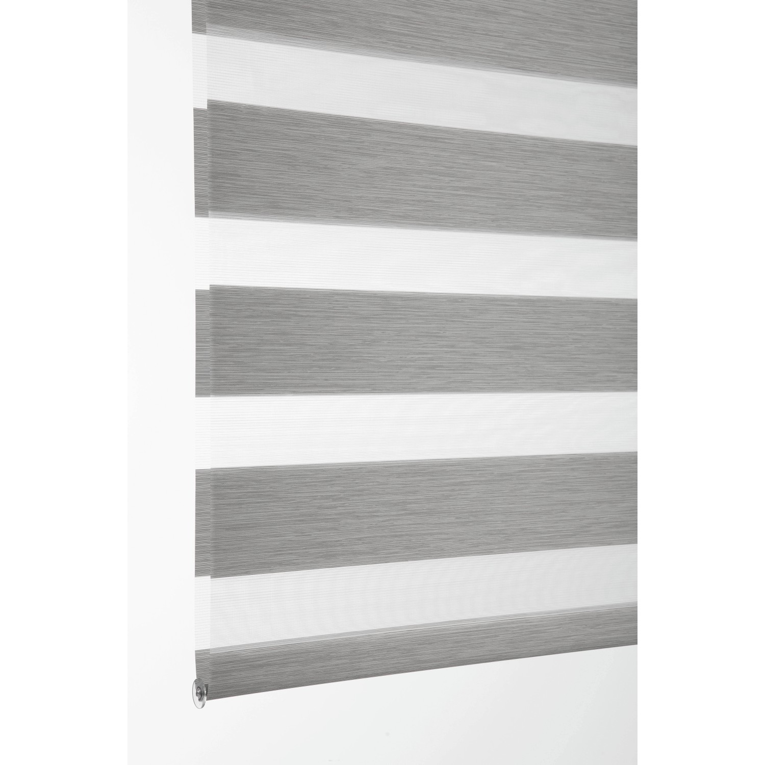 Schöner Wohnen Doppelrollo Tilda, anthrazit, 45x150cm. Strukturierter Stoff für variable Lichtdosierung.