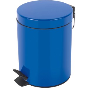 Blauer Spirella Treteimer Sydney, 3 Liter, für Bad & WC.