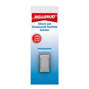 Mellerud Schaber Ersatzklingen, 5er-Pack für Silikon- und Glaskeramikfeld-Schaber.