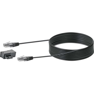 Schwaiger Steckeradapter mit Modemkabel TAE/DSL