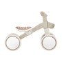 Globber Lernrad Aufsitzrad in Taupe mit 4 EVA-Rädern, höhenverstellbarem Sattel und Lenkerkorb. Kinderfahrzeug.