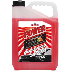 Nigrin Power Scheibenklar Konzentrat 3L für klare Sicht beim Autofahren.