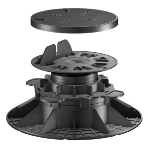Stelzlager Adapter (10 mm) zur Erhöhung von Stellfüßen für Terrassendielen.