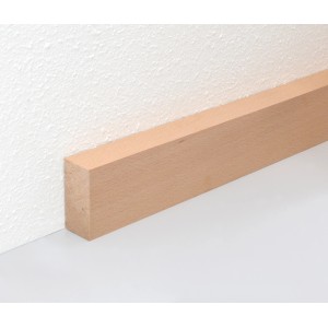 Rohe Buche Flachleiste (29x60x950mm) von FN Neuhofer, ideal für Bastelarbeiten.
