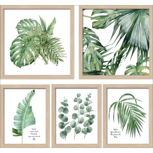 Bild mit Rahmen Anonymus 5er-Set Gr. Pl. Co. 54 cm x 54 cm