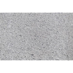 Graue Blockstufe (50x35x15 cm) für Treppen, glatte Betonoberfläche.