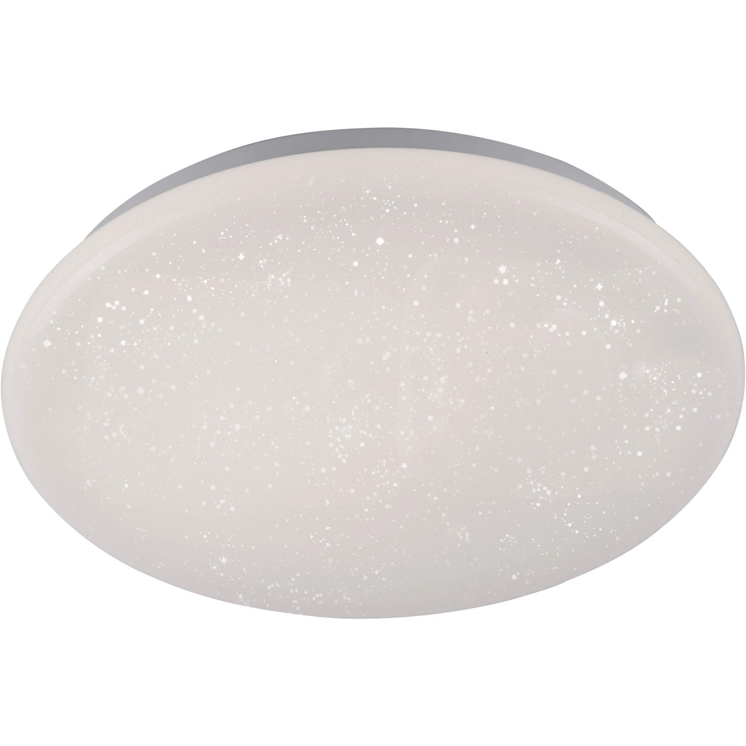 Weiße LED-Deckenleuchte Skyler, Ø 34 cm, für Innenräume.