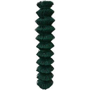 Grünes H+S 4-Eck-Geflecht, 1 m hoch, 15 m lang, für Zäune und Grundstücksbegrenzungen.