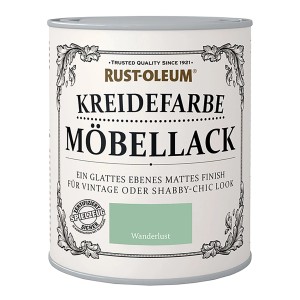 Dose Rust-Oleum Kreidefarbe Möbellack Wanderlust, mintgrün, für Vintage- und Shabby-Chic-Look.
