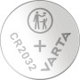 Varta CR2032 Lithium Knopfzelle, runde Batterie für Smart-Home Geräte und Fernbedienungen.