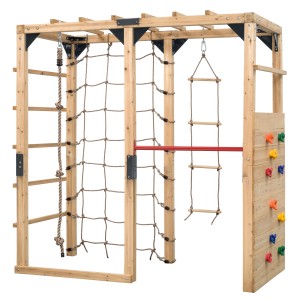 Swing King Klettergerüst Jack 215 cm x 209 cm x 100 cm Natur FSC®